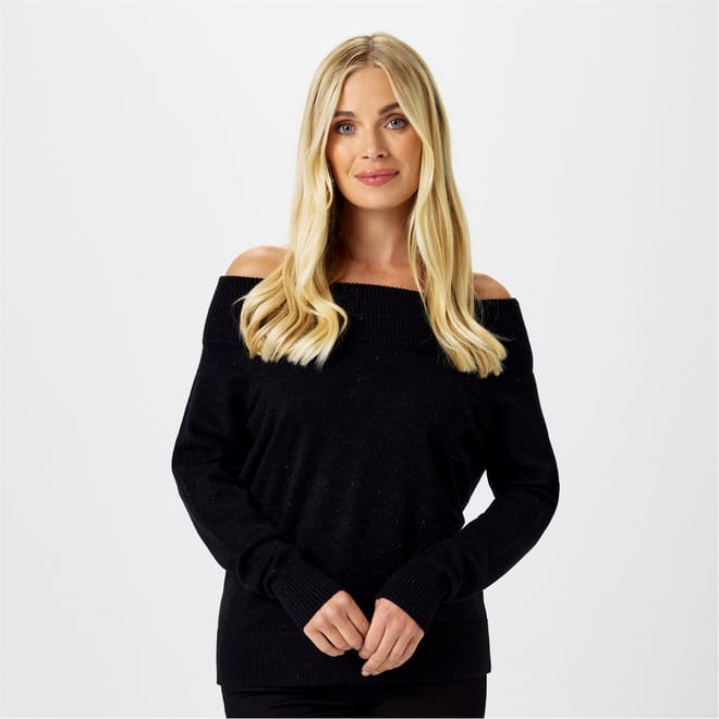 Knitted Bardot Jumper