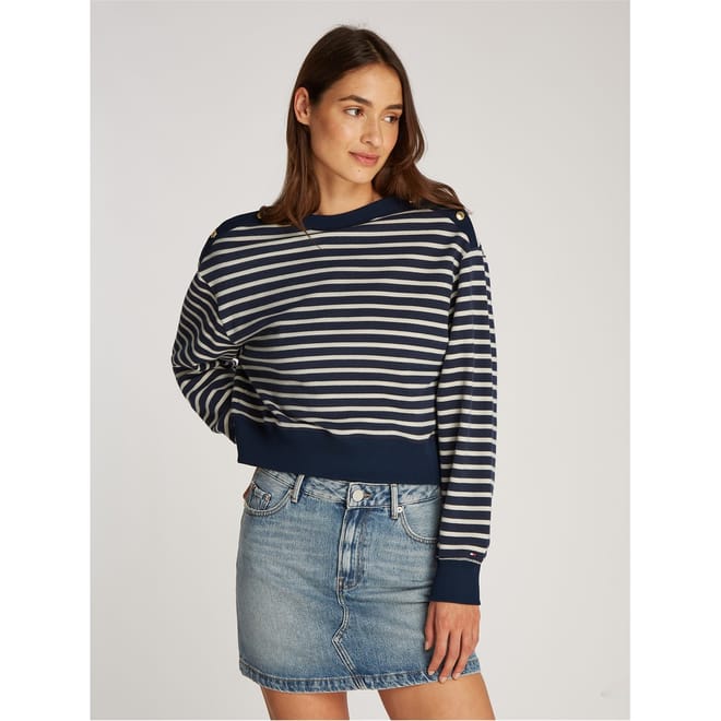 Boat Neck Regular Fit Sweatshirt