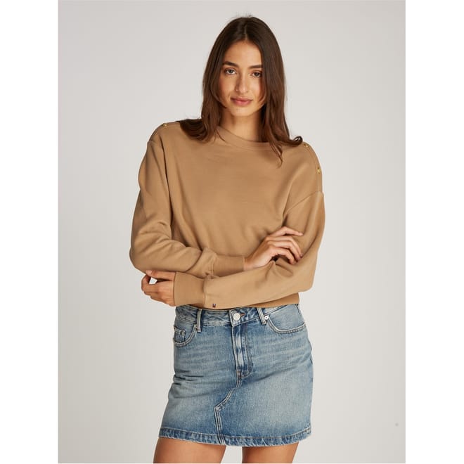 Boat Neck Regular Fit Sweatshirt