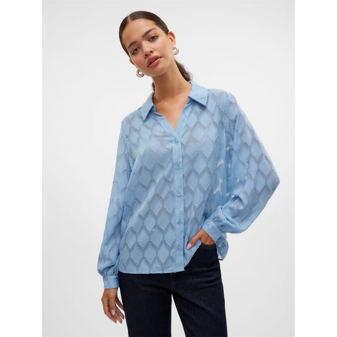 Mayla Regular Fit Long Sleeve Blouse