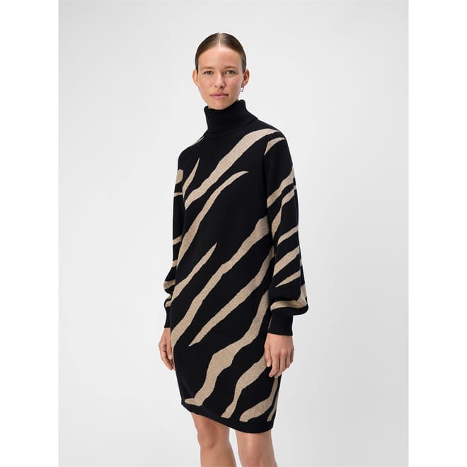 Ray Turtleneck Knee Length Sweater Dress