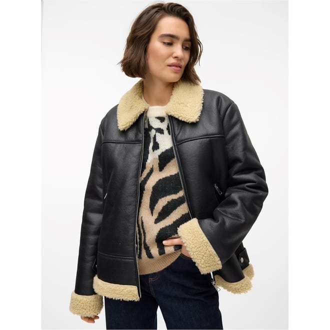 Kay Relaxed Fit Aviator Jacket