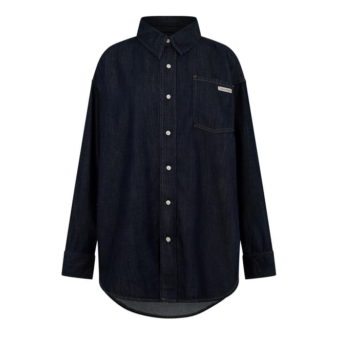 Long Sleeve Regular Fit Denim Shirt