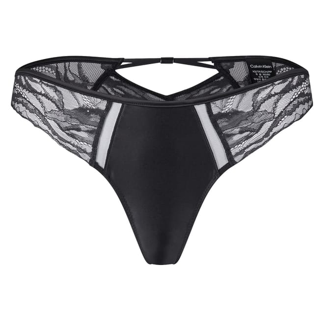 Floral Patterned Thong