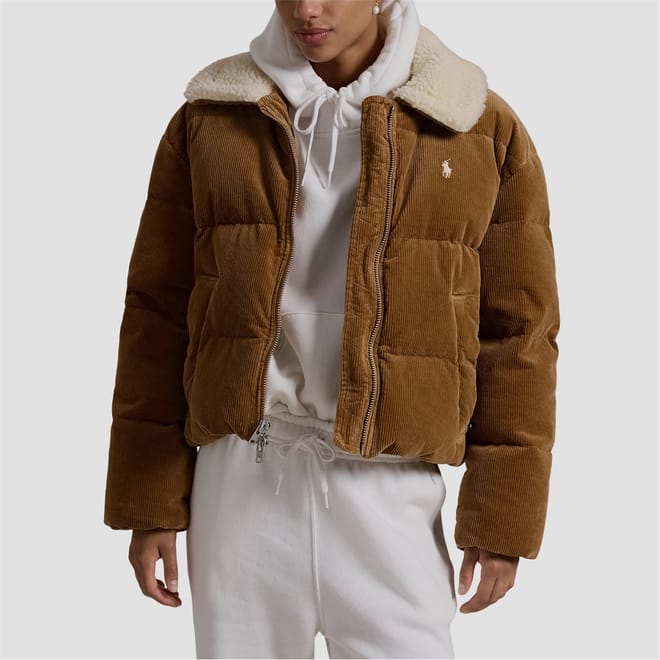 Polo Ribbed Puffer Jacket