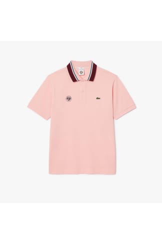 Pink Lacoste Sport Roland-Garros Sport Edition Umpire Polo Shirt