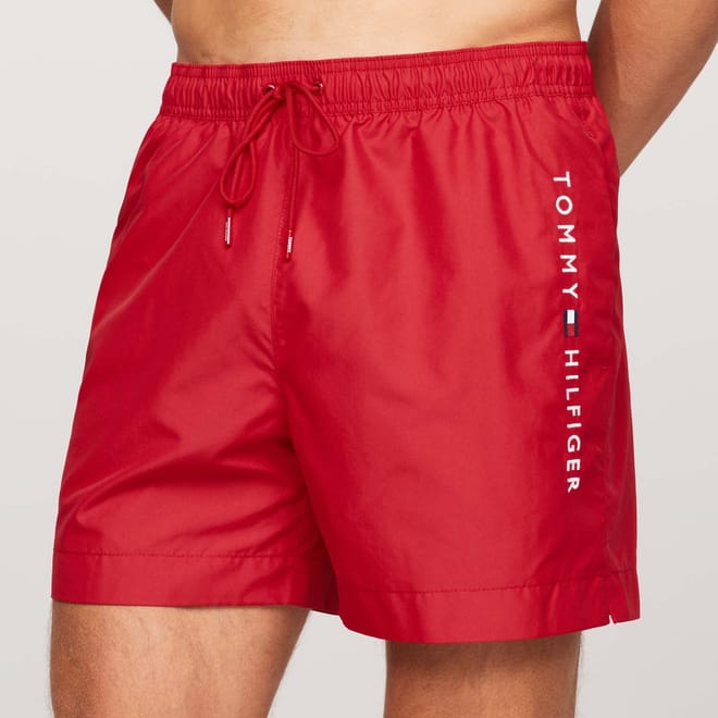 Original Logo Mid Length Swim Shorts