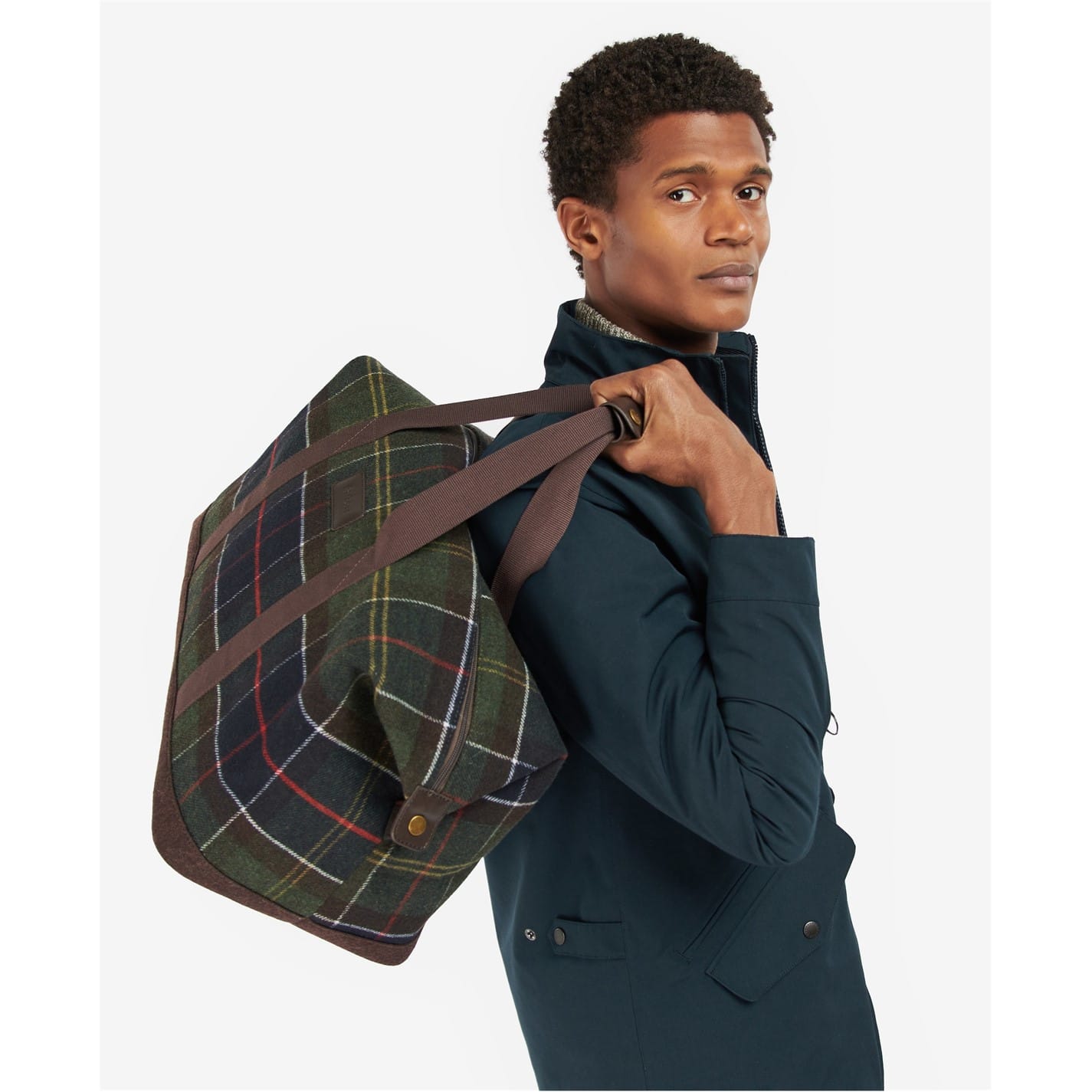 Multi Barbour Tartan Holdall Get The Label