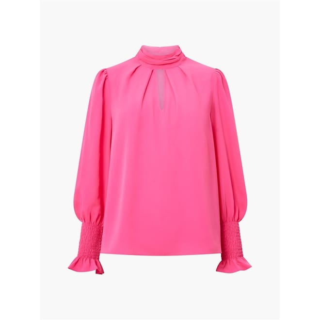 High Neck Regular Fit Blouse