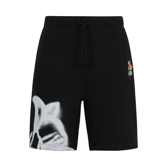 Diflowos Floral Artwork Shorts