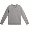 V-Neck Ribbed Cuff Long Sleeve Sweater