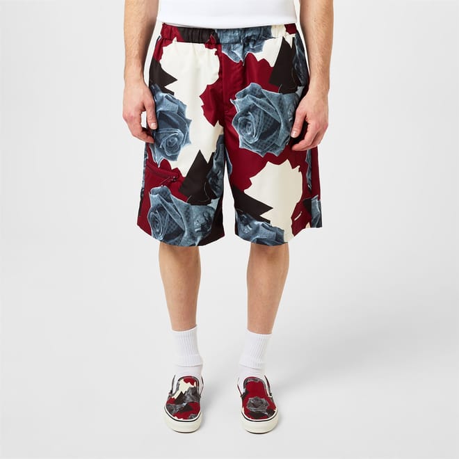 Floral Patterned Casual Shorts