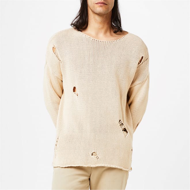 Crew Neck Relaxed Fit Sweater