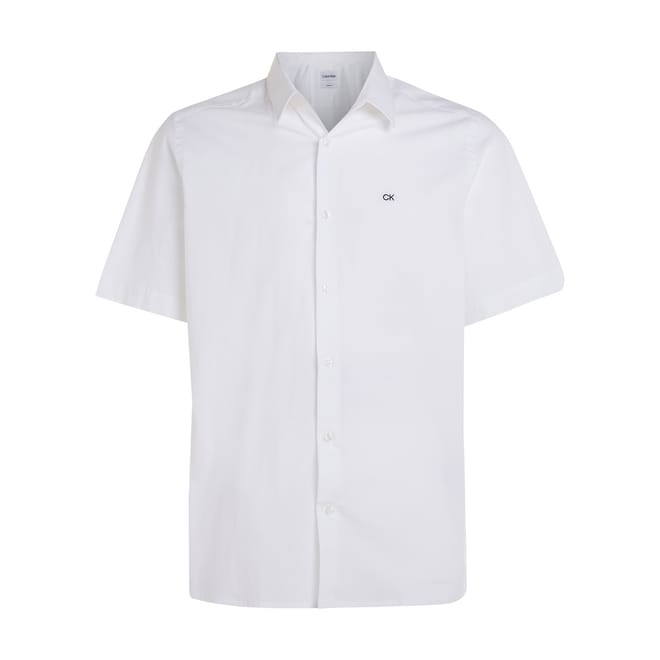 Poplin Stretch Short Sleeve Shirt