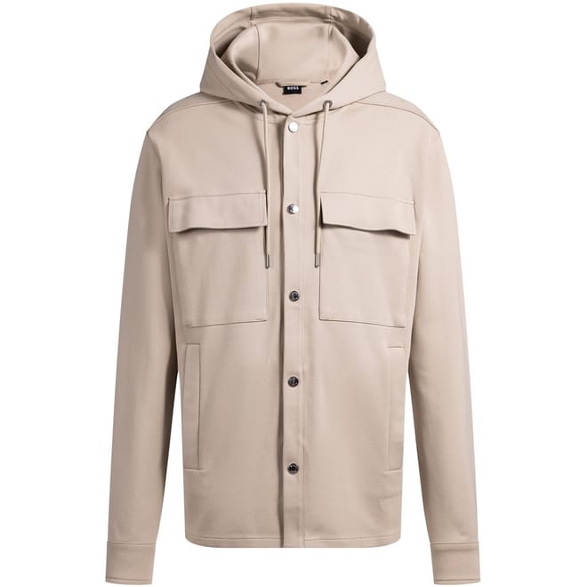 Hooded Overshirt Regular Fit Jacket