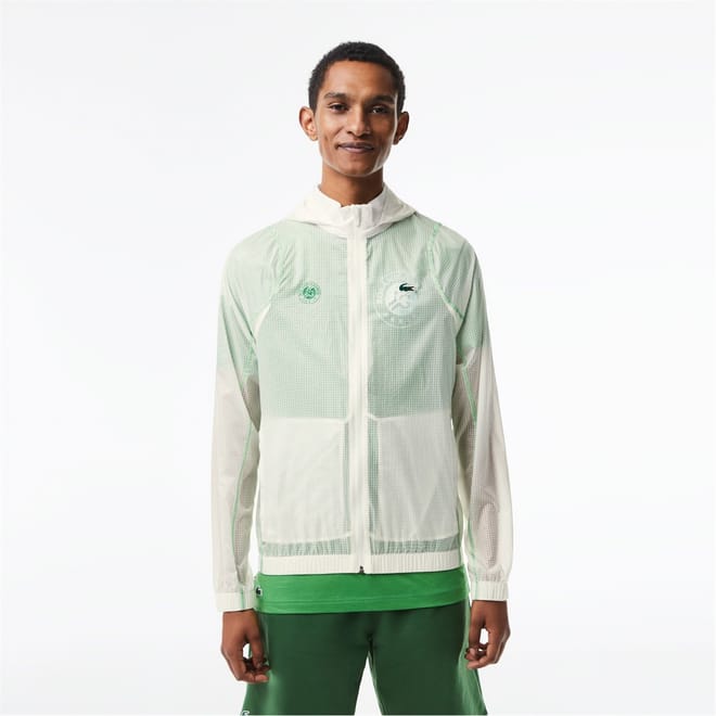 Hooded Relaxed Fit Rain Jacket