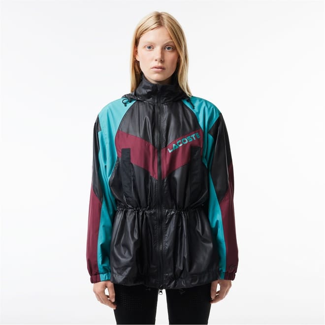 Hooded Relaxed Fit Track Top
