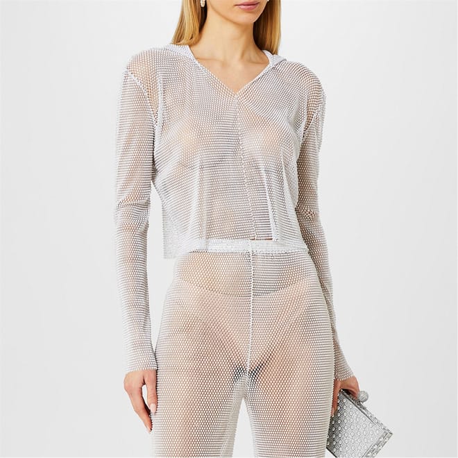 Sparkle Hooded Blouse