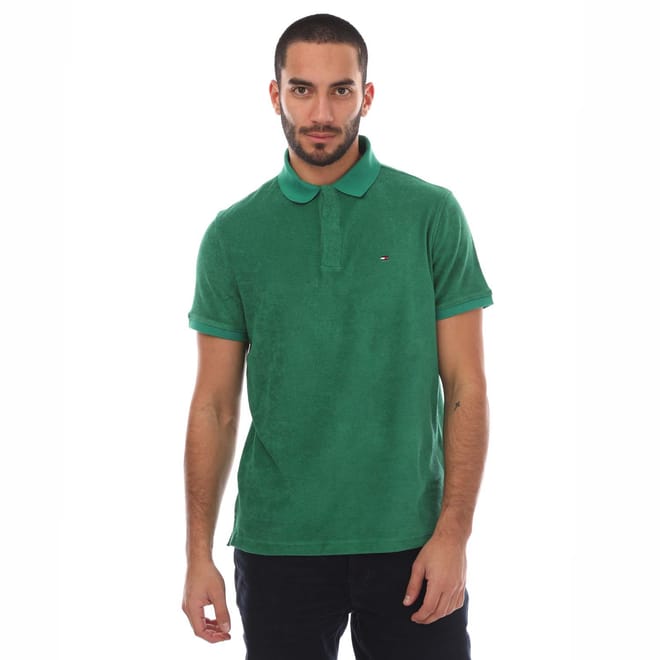 Micro Towelling Regular-Fit Polo Shirt