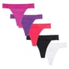 Pack Lace Trim Cotton Thong