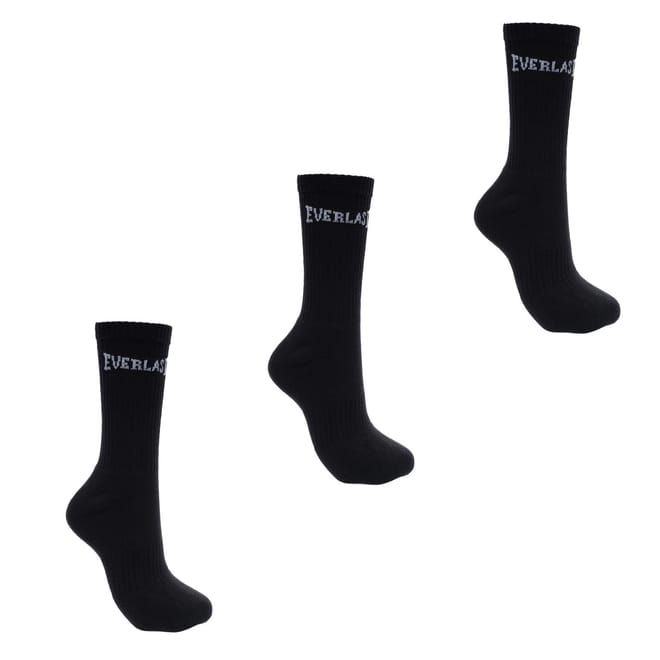 Mens 3 Pack Crew Socks