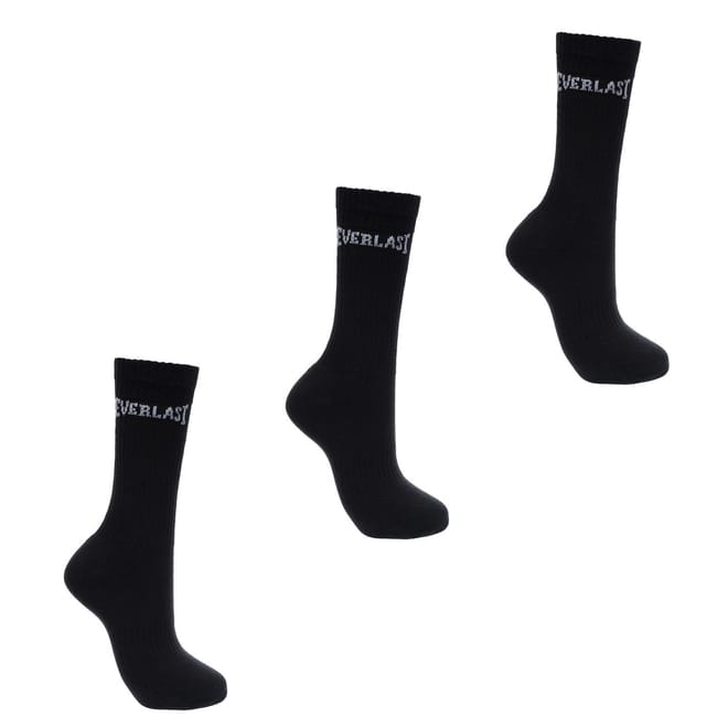Mens 3 Pack Crew Socks