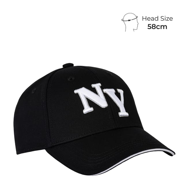 Ny Embroidered Cotton Baseball Cap