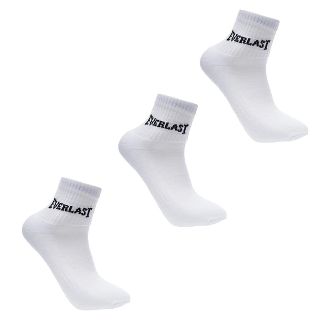 Mens Quarter Socks 3 Pack