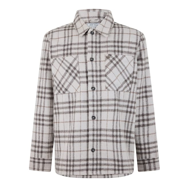 Regular Fit Plaided Overshirt