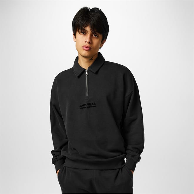 Slouch Quarter Zip Top