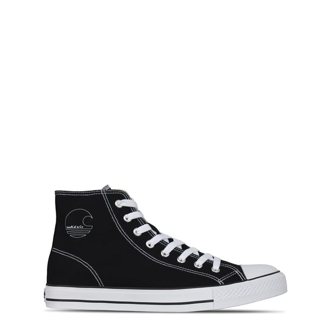 Mens Canvasas High Trainers
