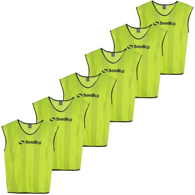 6 Pack Mesh Hi Viz Training Bibs