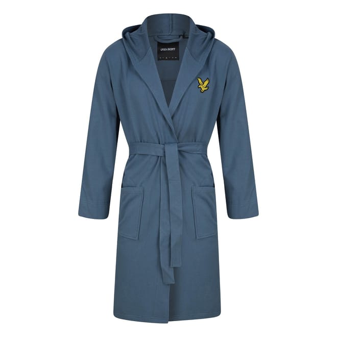 Hooded Long Sleeve Dressing Gown