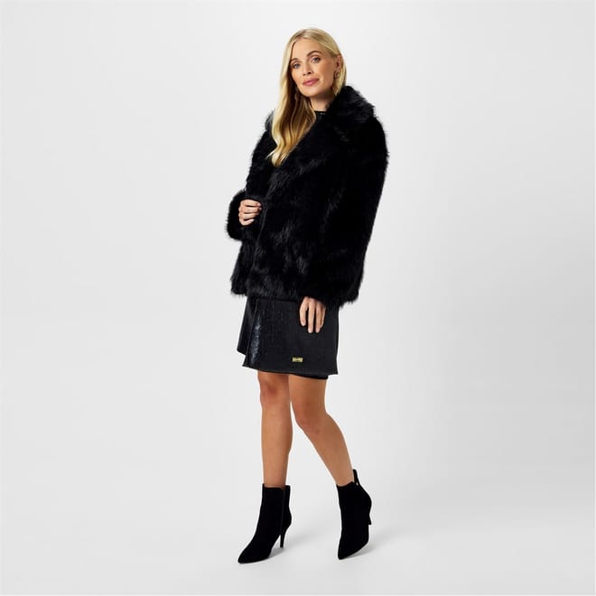 Short Faux Fur Jacket