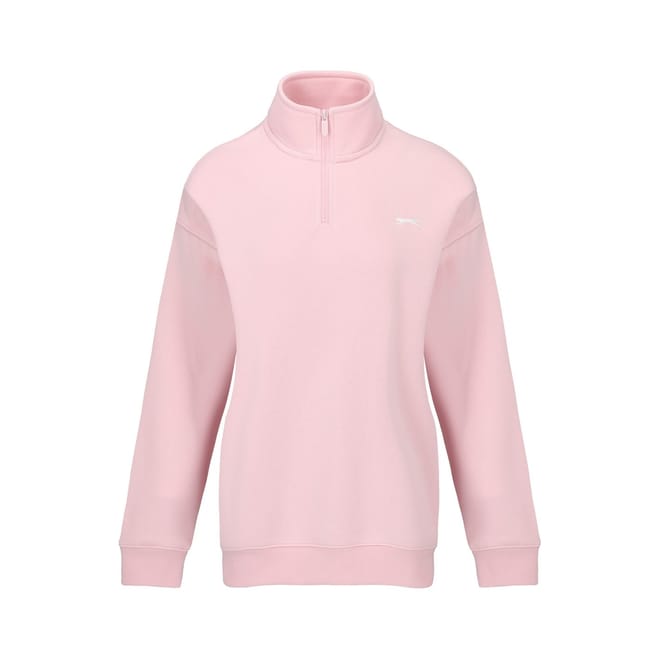 Womens Neck Quarter Zip Sweatshirt