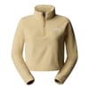 100 Glacier Cropped ¼ Zip Fleece