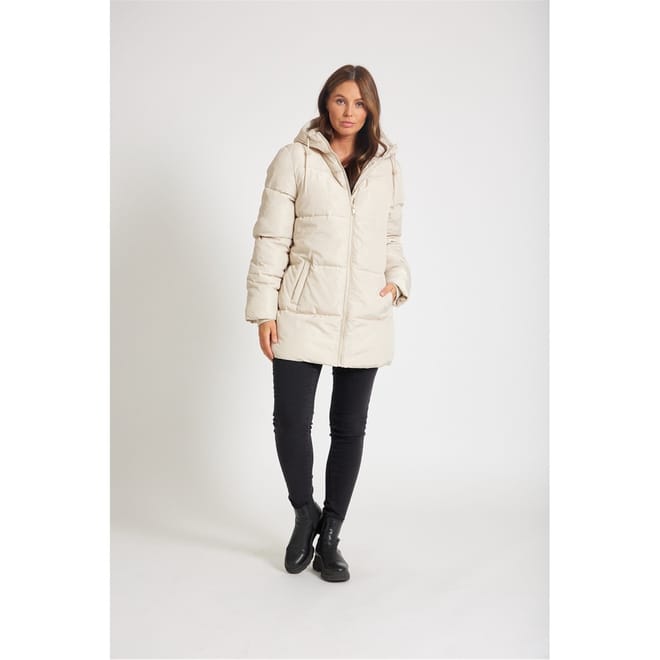 Hooded Relaxed Fit Puffer Jacket