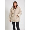 Drawstring Short Padded Coat
