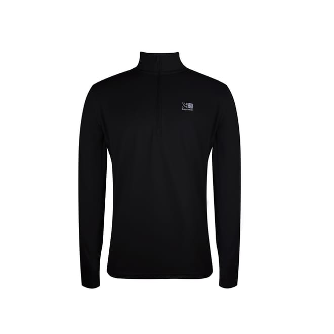Mens Long Sleeve Zip Top