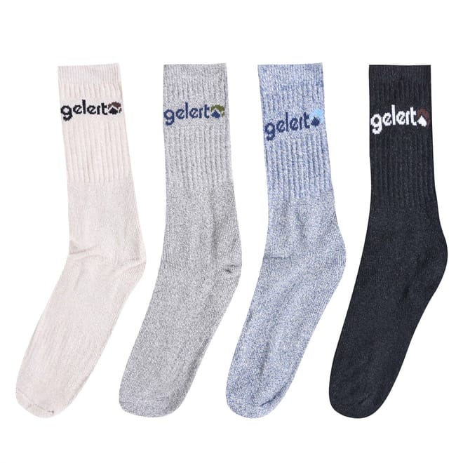 Mens Walking Boot Socks 4 Pack