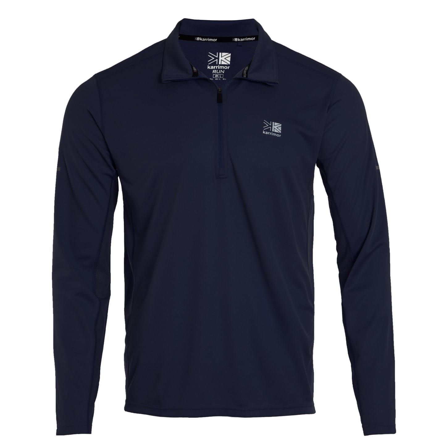 Blue Karrimor Mens Long Sleeve Zip Top - Get The Label