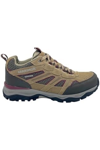 Brown Karrimor Mount Low Ladies Waterproof Walking Shoes Get