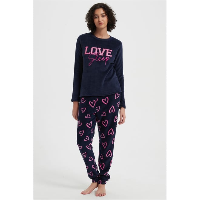 Love Sleep Lettering Pyjama Set