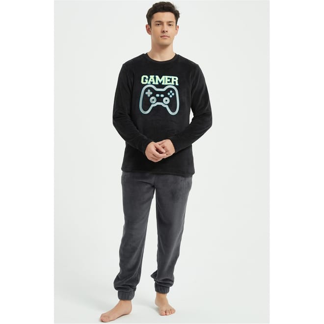Fleece Gaming Crew Neck Sweatshirt