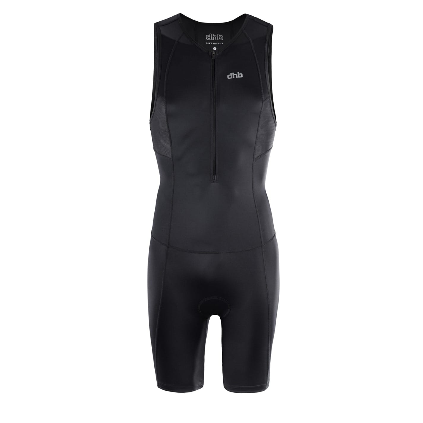 Black Dhb Mens Hydron Sleeveless Tri Suit - Get The Label