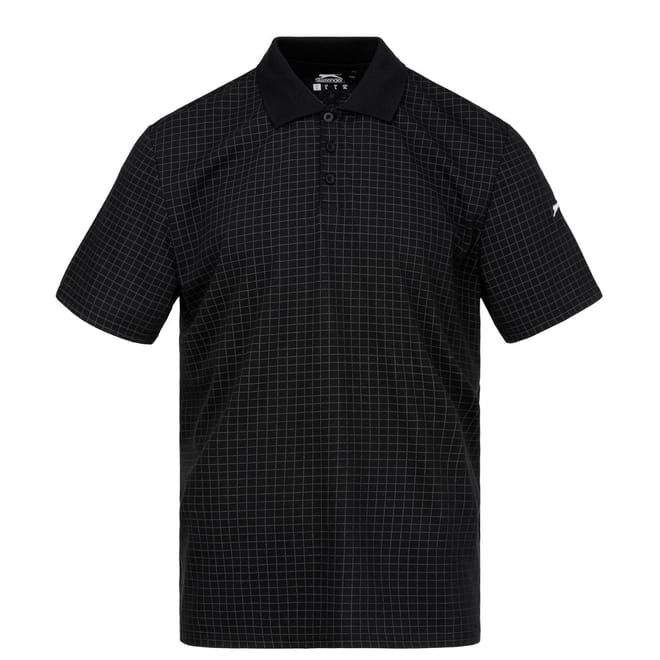 Mens Check Golf Polo
