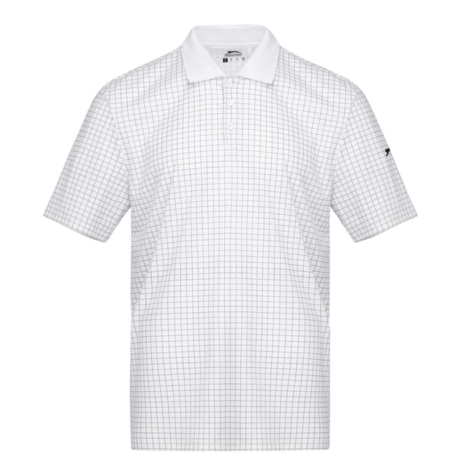 Mens Check Golf Polo