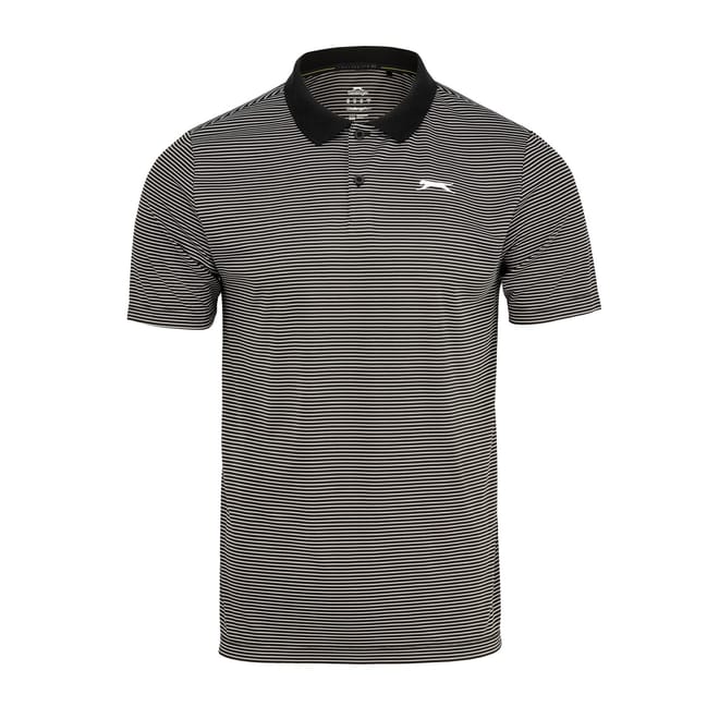 Mens Micro Stripe Golf Polo Shirt