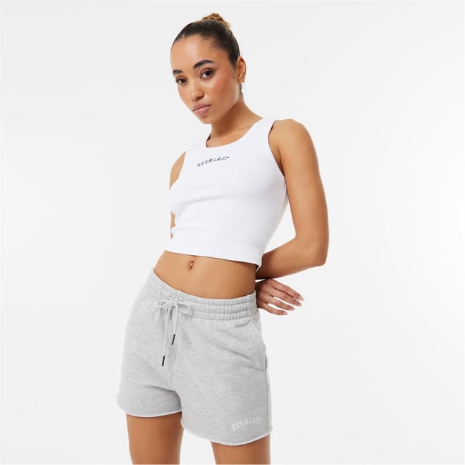 Womens Logo Rib Tank Top