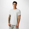 Ribbed Crew Neck Regular Fit T-Shirt